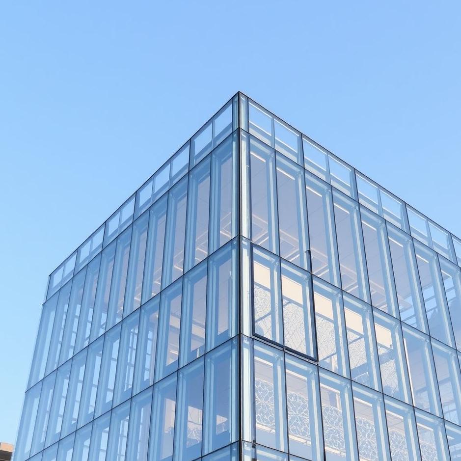 Dream : A glass building 