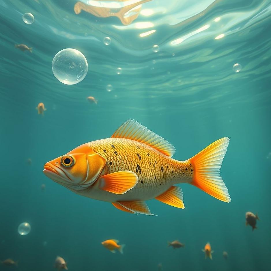 Dream : A goal and a fish in a dream