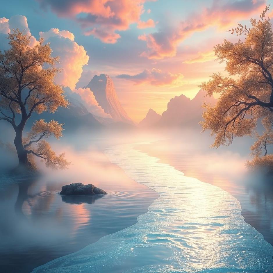 Dream : A goal river in a dream