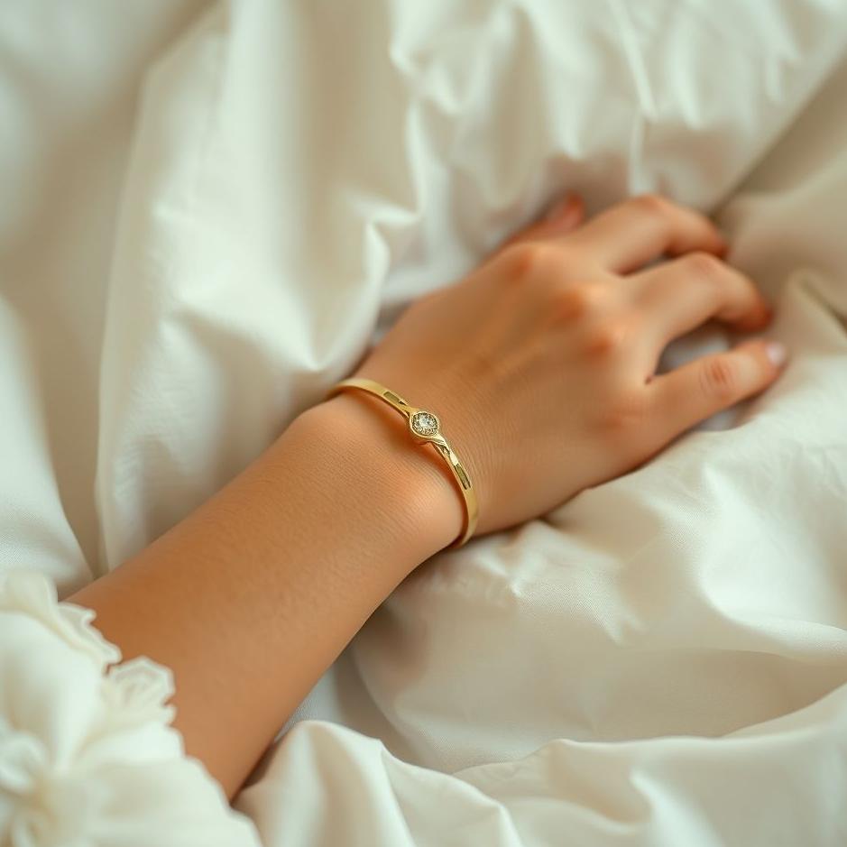 Dream : A gold bracelet on your wife's arm in a dream