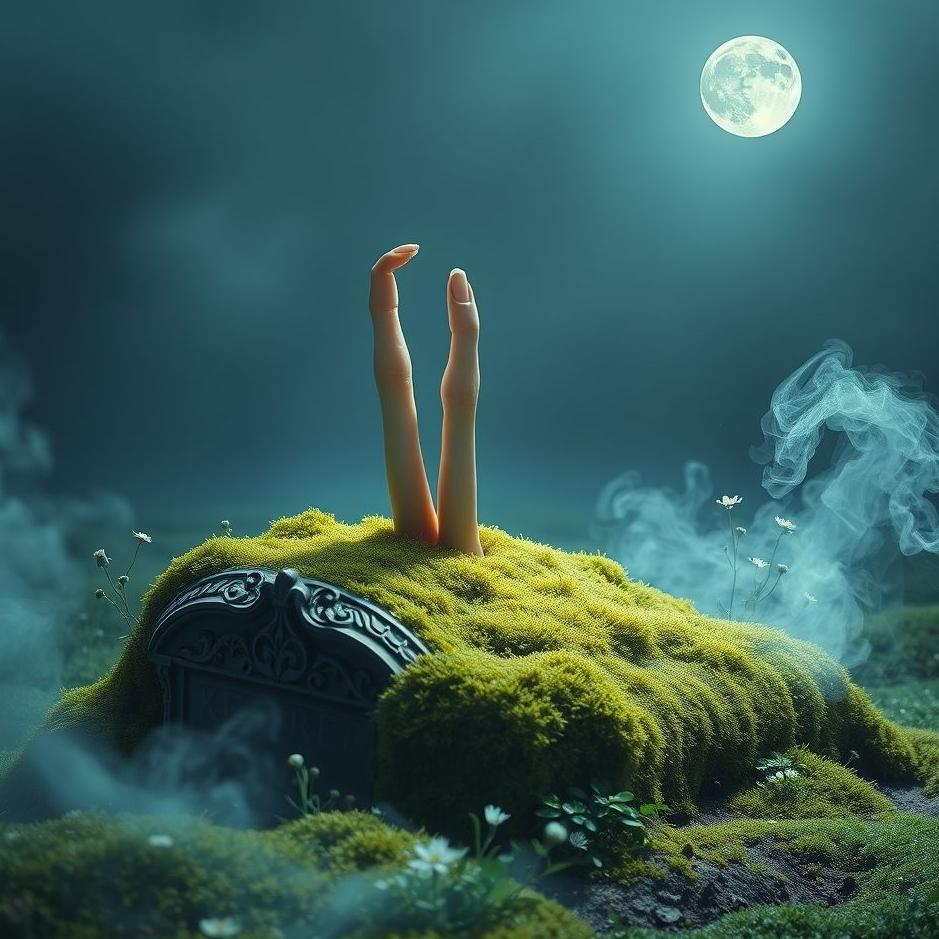Dream : A grave with two fingers in a dream