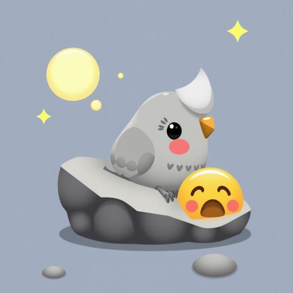 Dream : A gray budgie in a dream