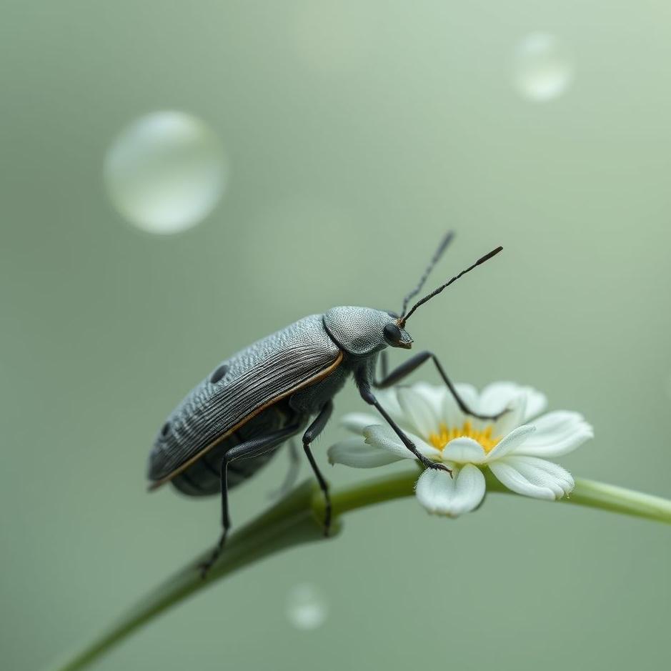 Dream : A gray bug in a dream