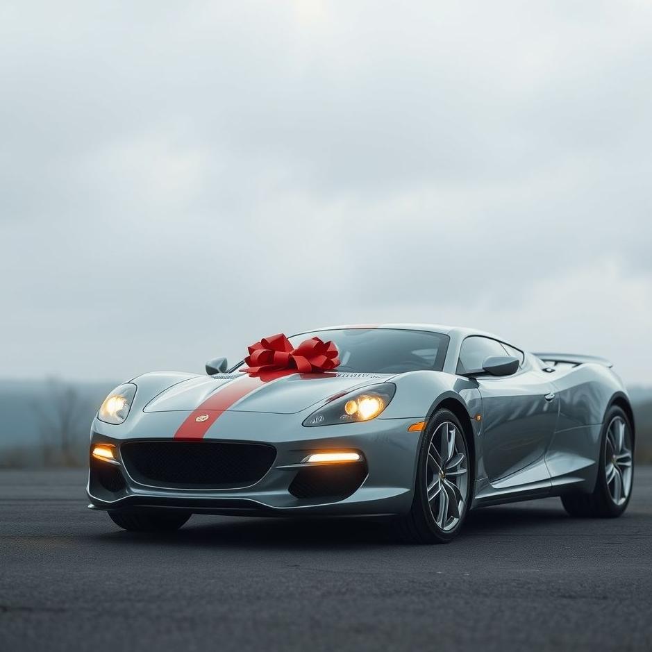 Dream : A gray car as a gift in a dream