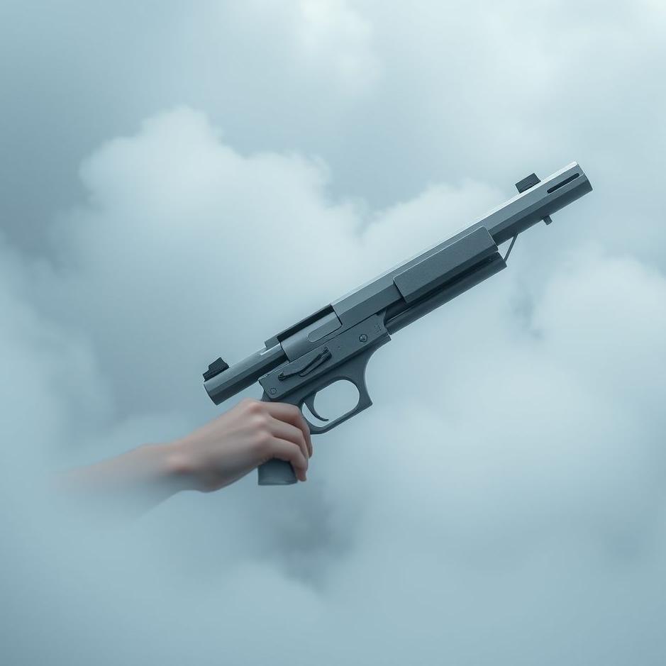 Dream : A gray gun in a dream