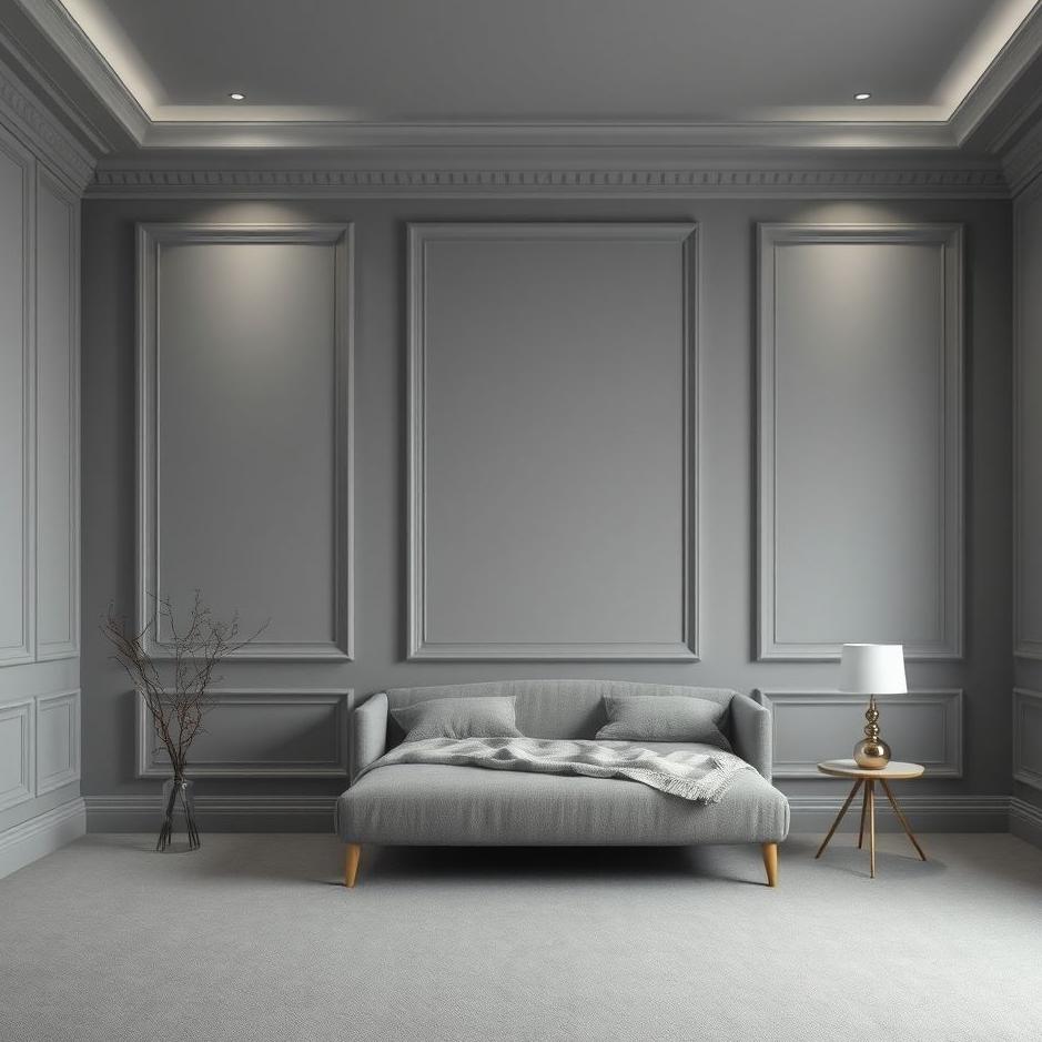 Dream : A gray room in a dream