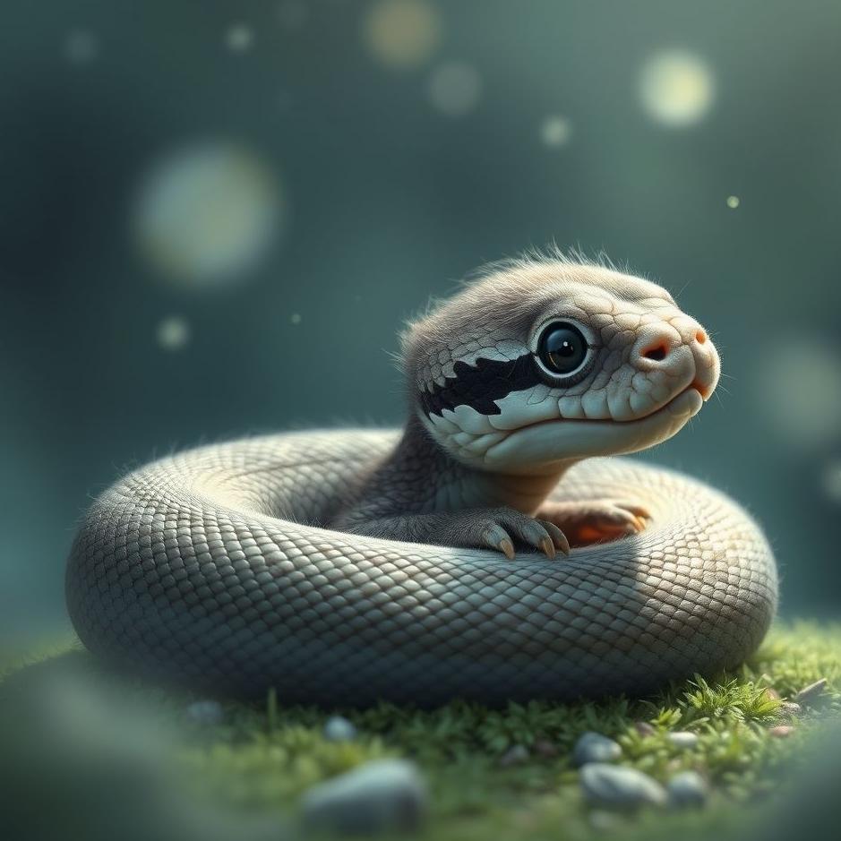 Dream Dictionary : A gray snake cub in a dream