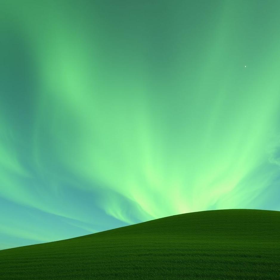 Dream : A green sky in a dream