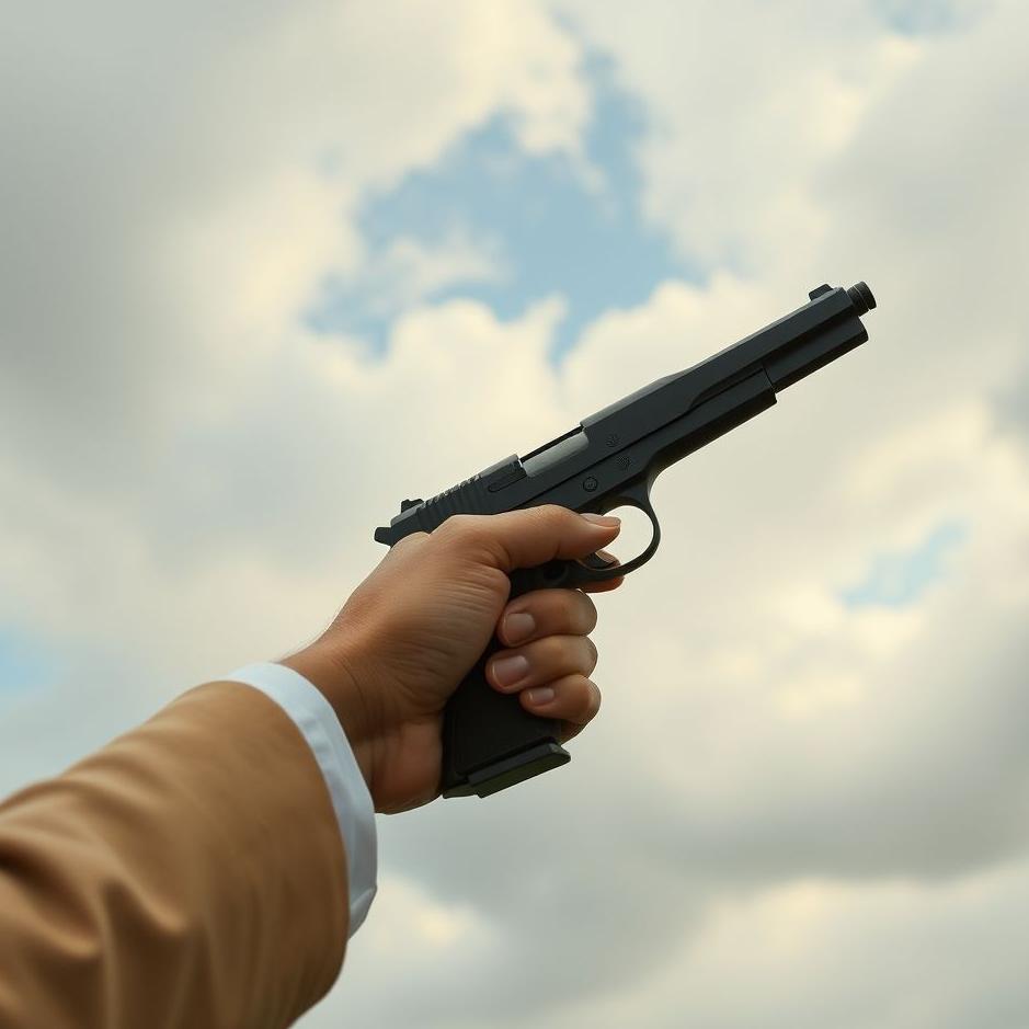 Dream : A gun in the bride's hand in a dream