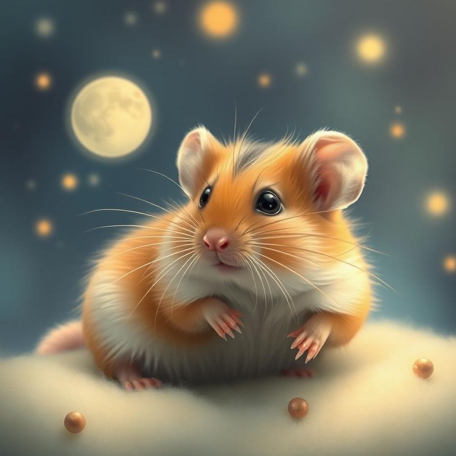 Dream : A hamster mouse in a dream
