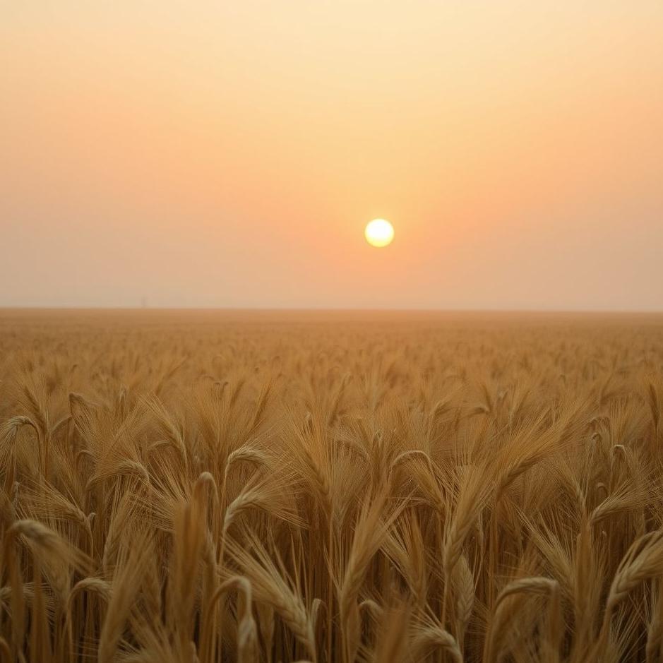 Dream : A harvested wheat field in a dream