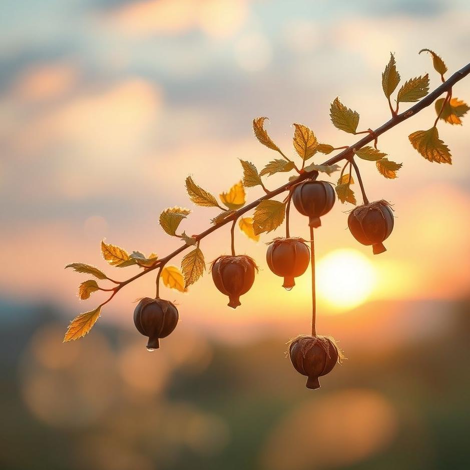 Dream : A hazelnut branch in a dream