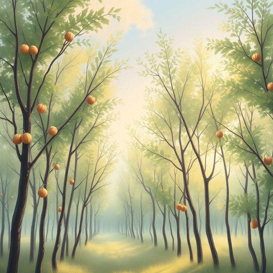 Dream : A hazelnut grove in a dream