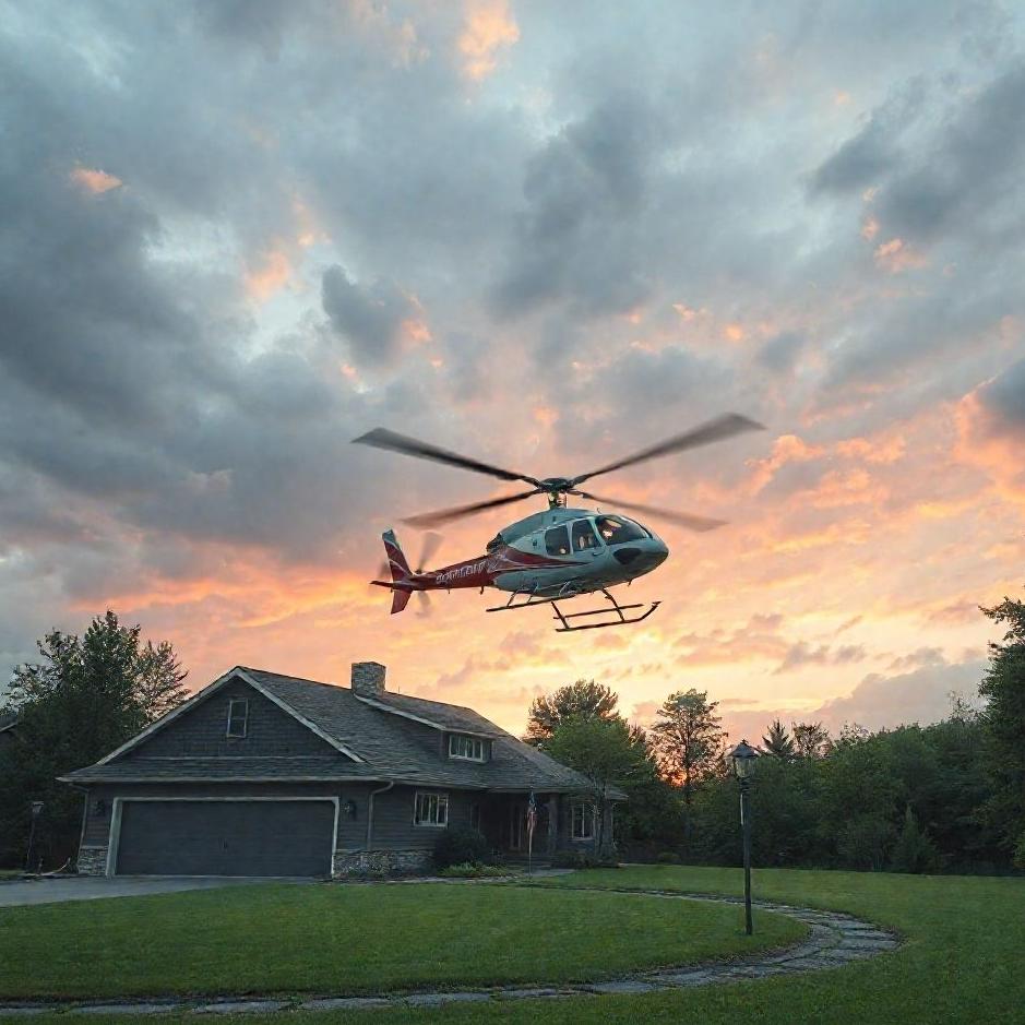 Dream Dictionary : A helicopter landing at home in a dream