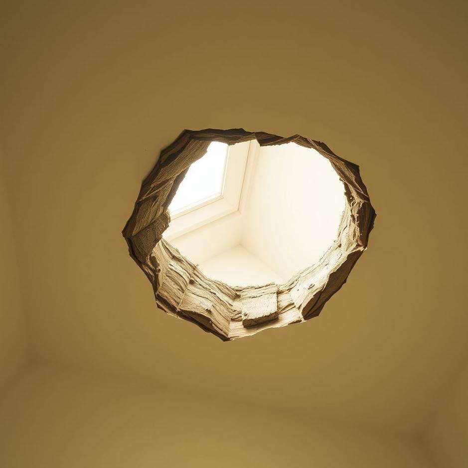 Dream Dictionary : A hole in the ceiling of your house in a dream