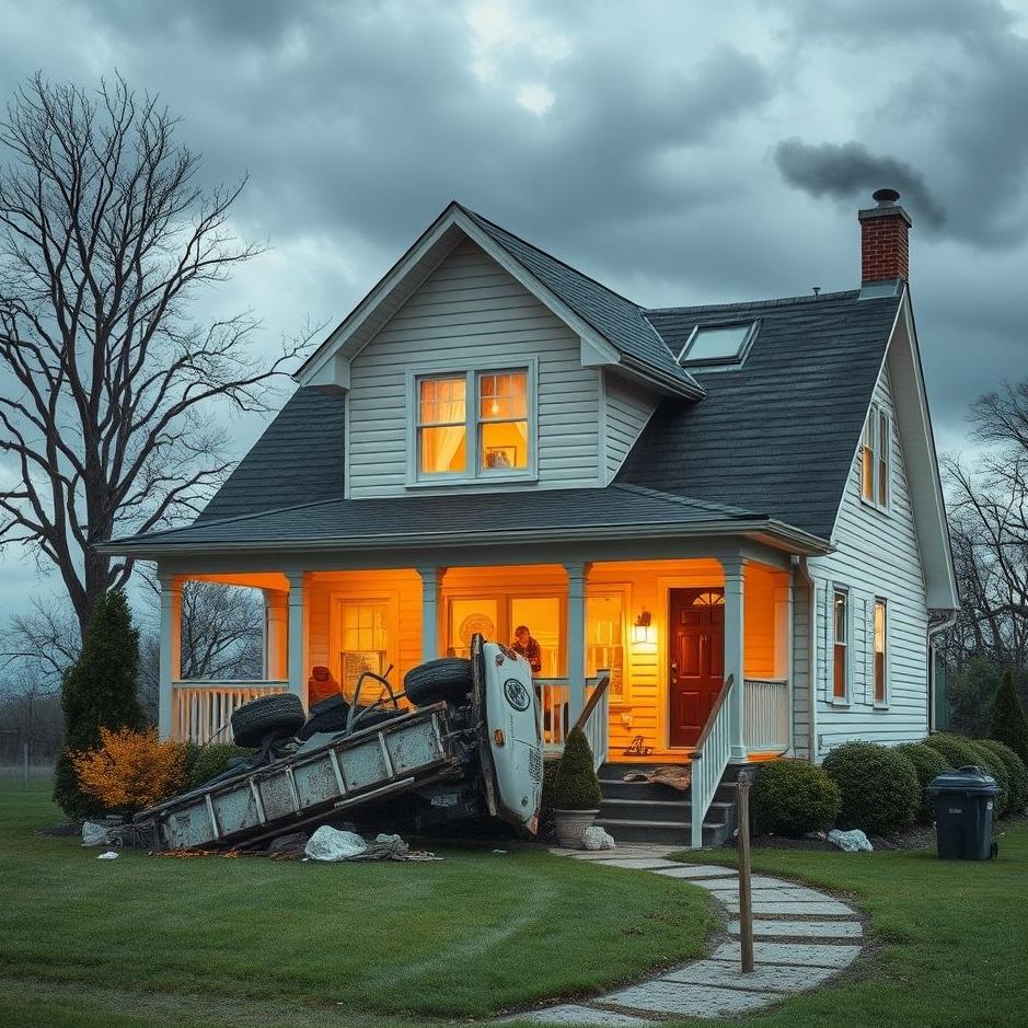 Dream : A home accident in a dream