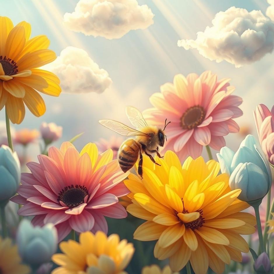 Dream : A honey bee at home in a dream
