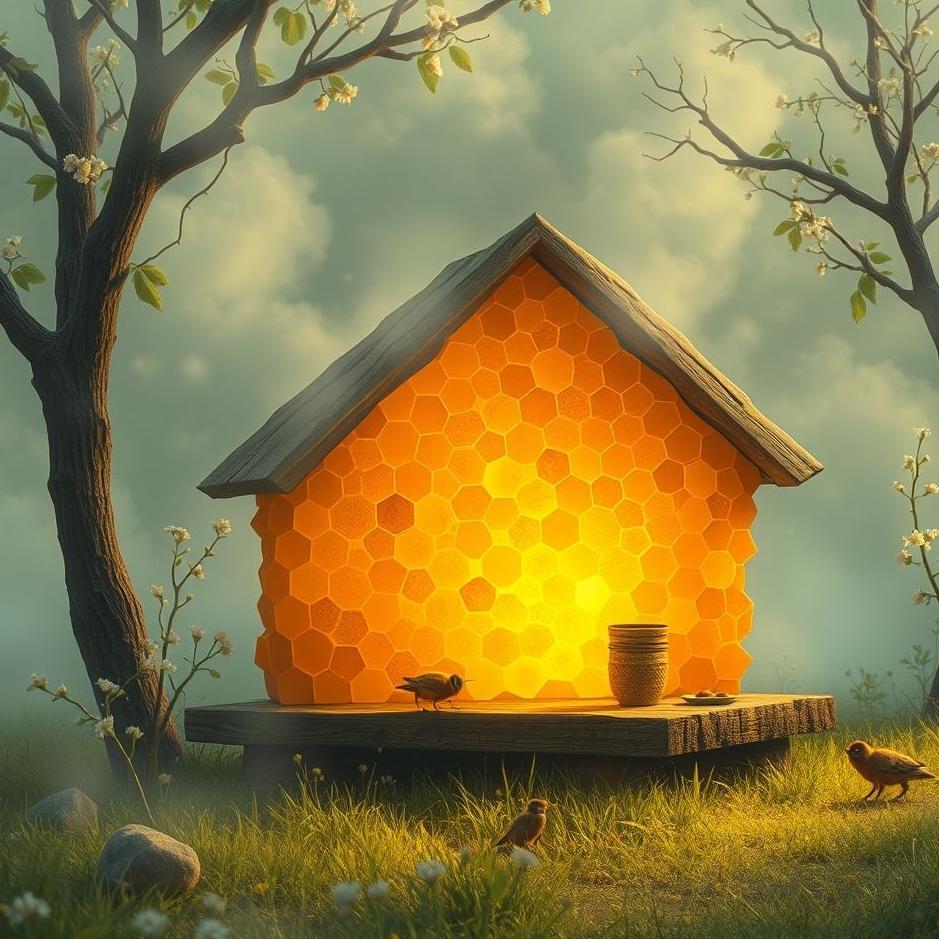 Dream Dictionary : A honeycomb at home in a dream