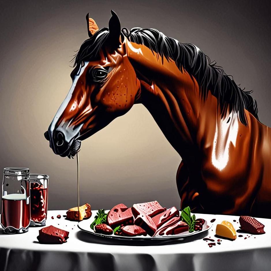 Dream : A horse eating meat in a dream