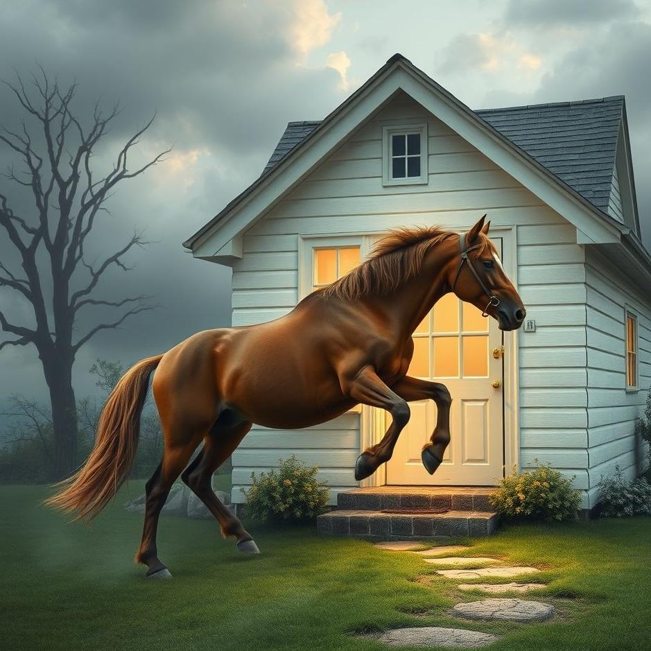 Dream Dictionary : A horse enter the house in a dream