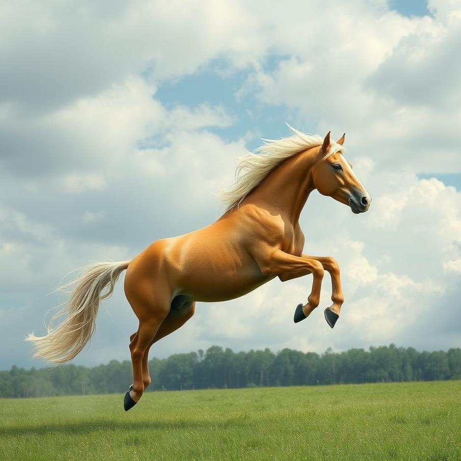 Dream : A horse in the air in a dream