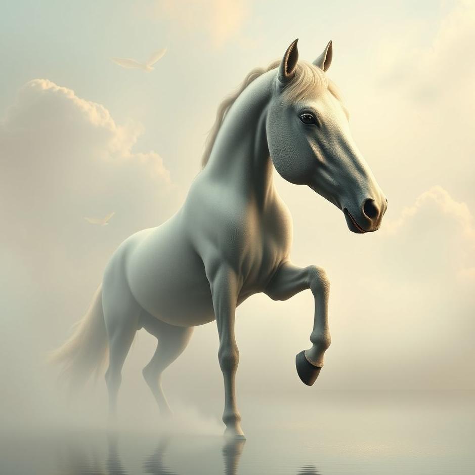 Dream : A horse with a human head in a dream