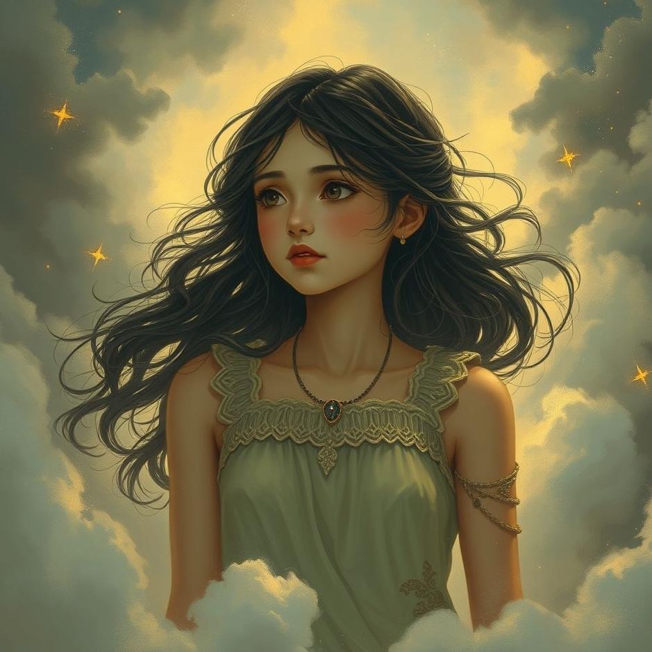 Dream : A houri girl in a dream