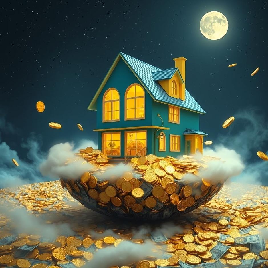 Dream : A house and money in a dream