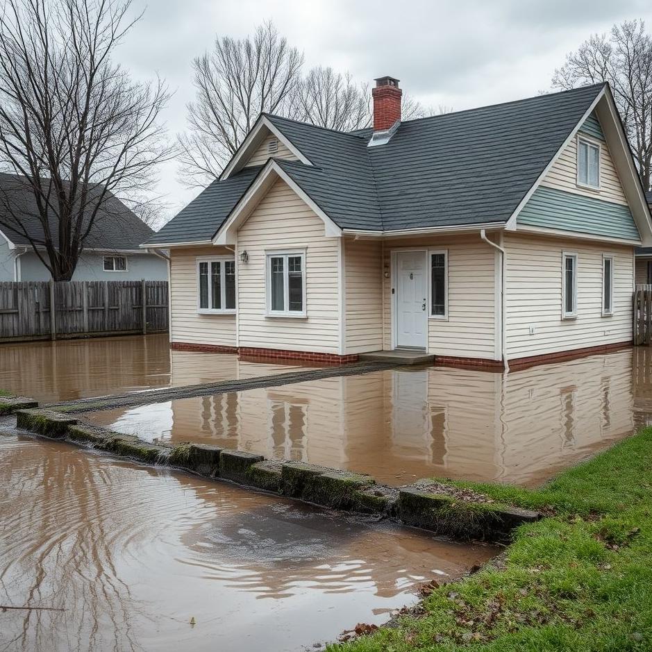 Dream : A house being flooded by a sewer 
