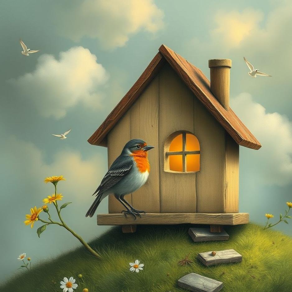 Dream : A house bird in a dream