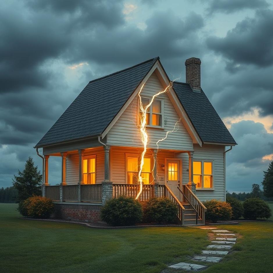 Dream : A house cracking in a dream