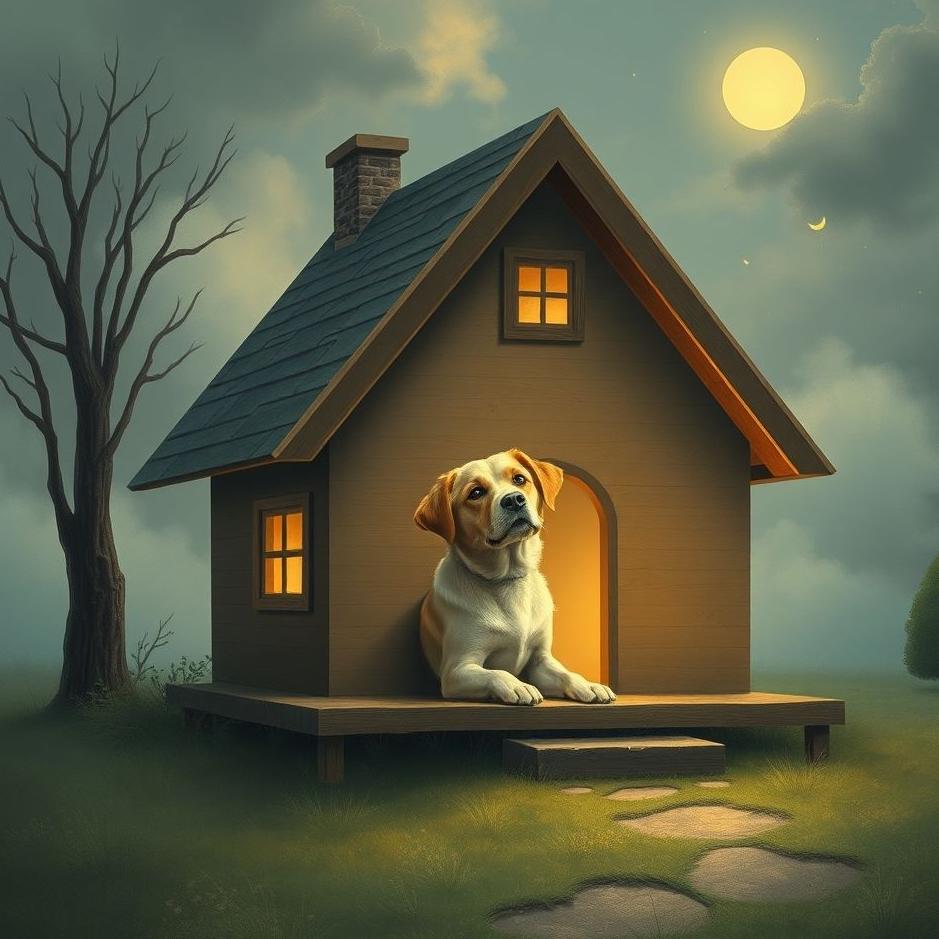 Dream : A house dog in a dream