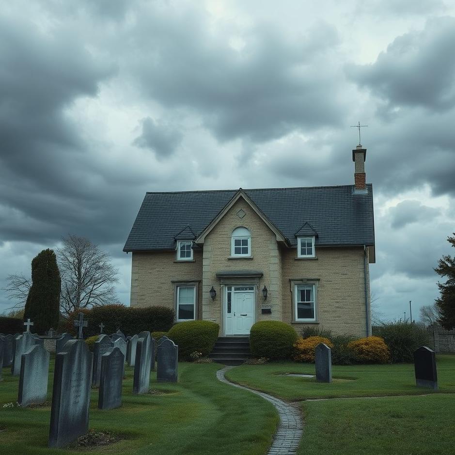 Dream : A house facing a cemetery in a dream