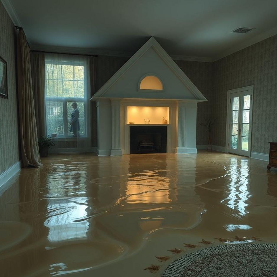 Dream Dictionary : A house flooded and carpets getting wet in a dream