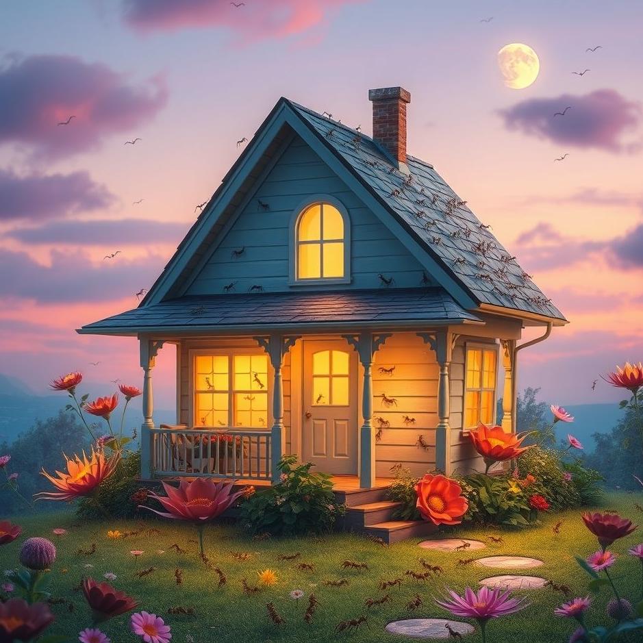 Dream : A house full of ants in a dream