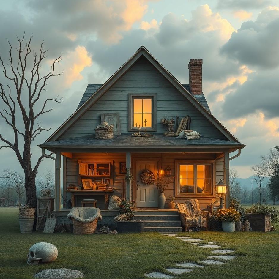 Dream : A house full of belongings in a dream