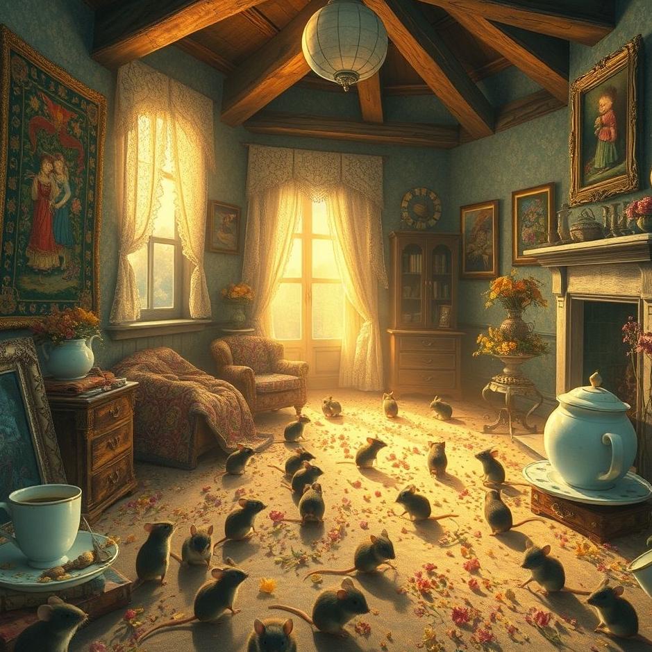 Dream Dictionary : A house full of mice in a dream
