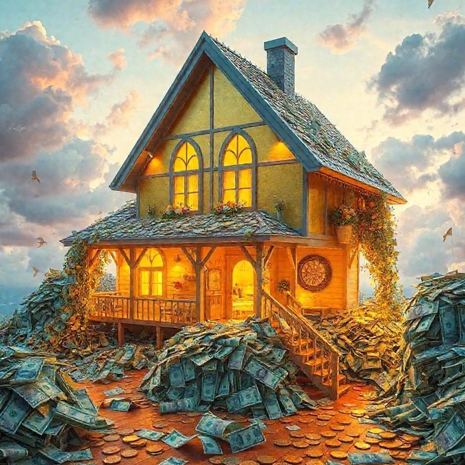 Dream : A house full of money in a dream