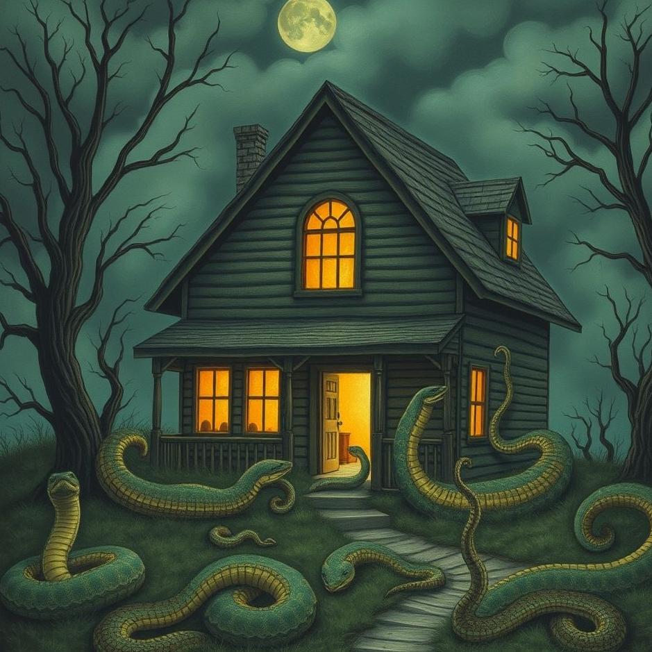 Dream Dictionary : A house full of snakes in a dream
