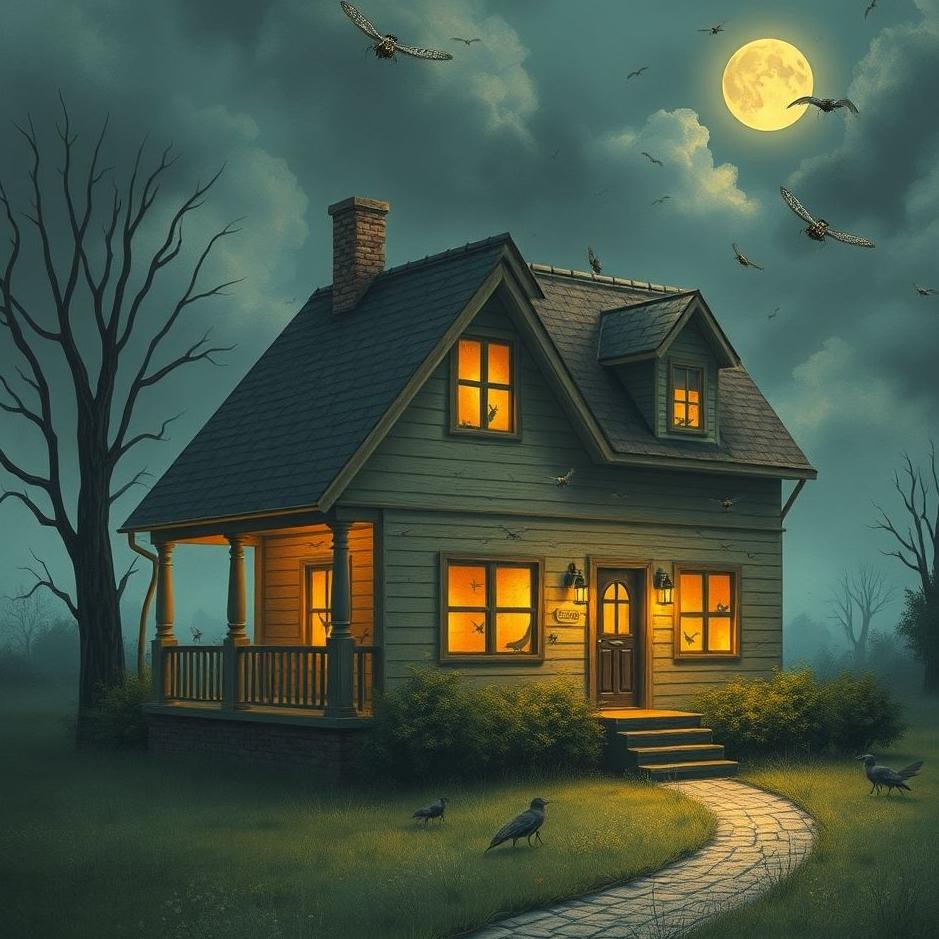 Dream : A house infested with insects in a dream