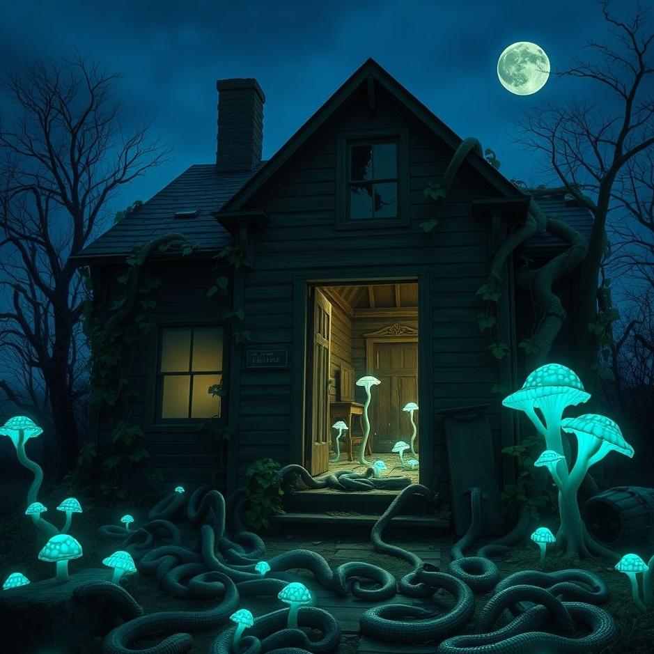 Dream : A house infested with worms in a dream
