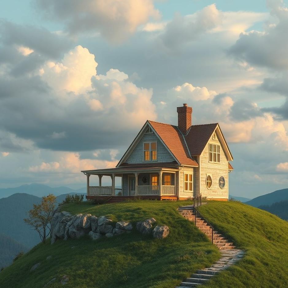 Dream : A house on high in a dream