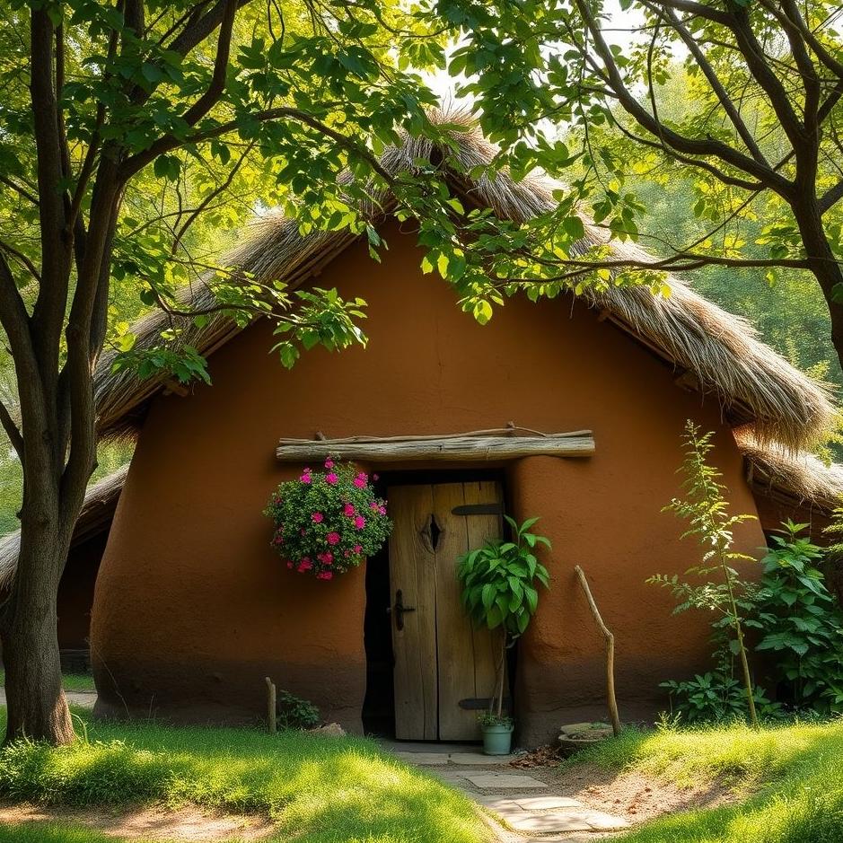 Dream : A house with mud