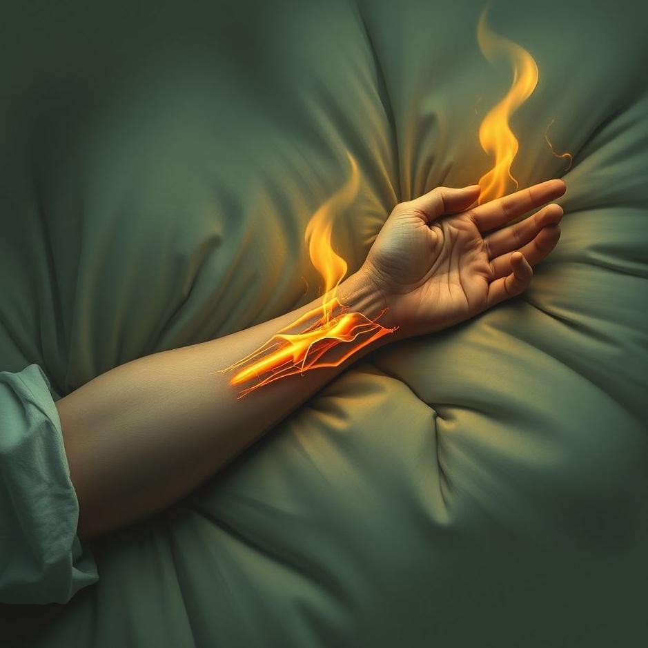 Dream : A human arm being cut off in a dream