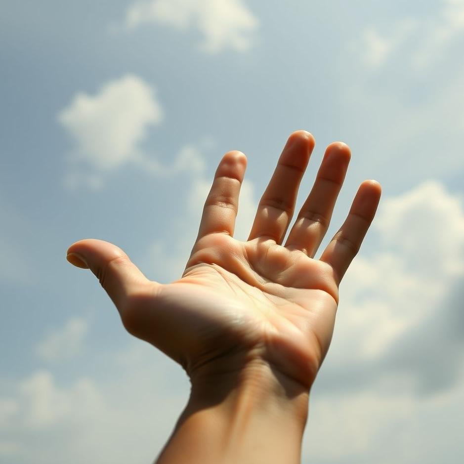 Dream : A human hand in a dream