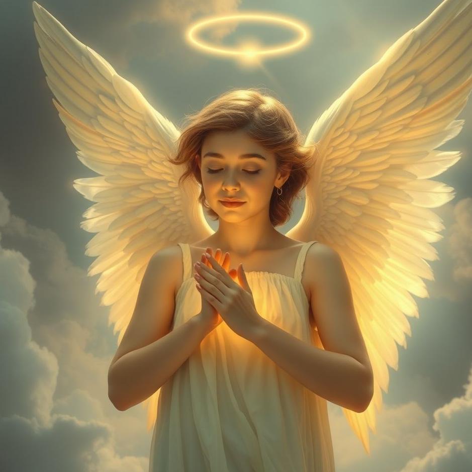 Dream : A human-looking angel in a dream