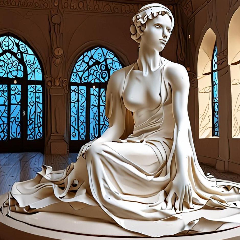 Dream : A human statue in a dream