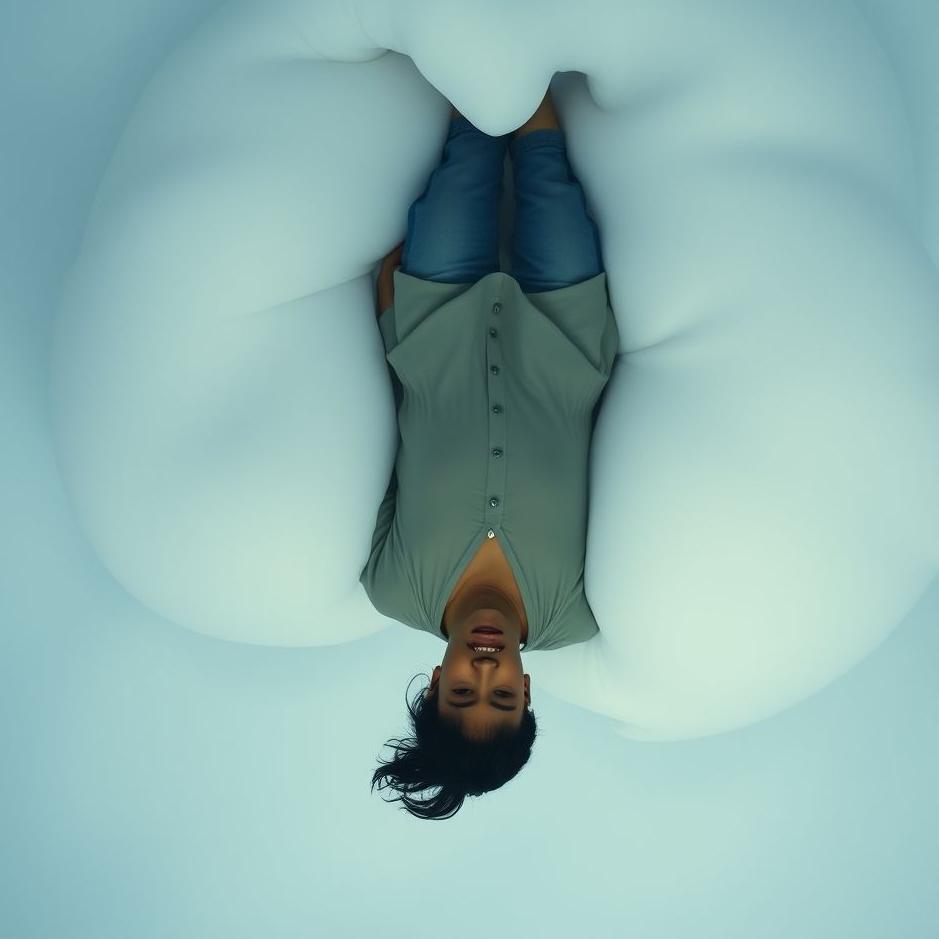 Dream : A human upside down in a dream