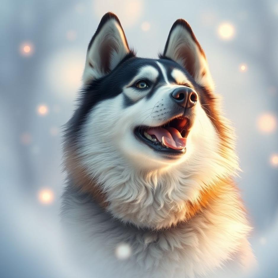 Dream : A husky in a dream