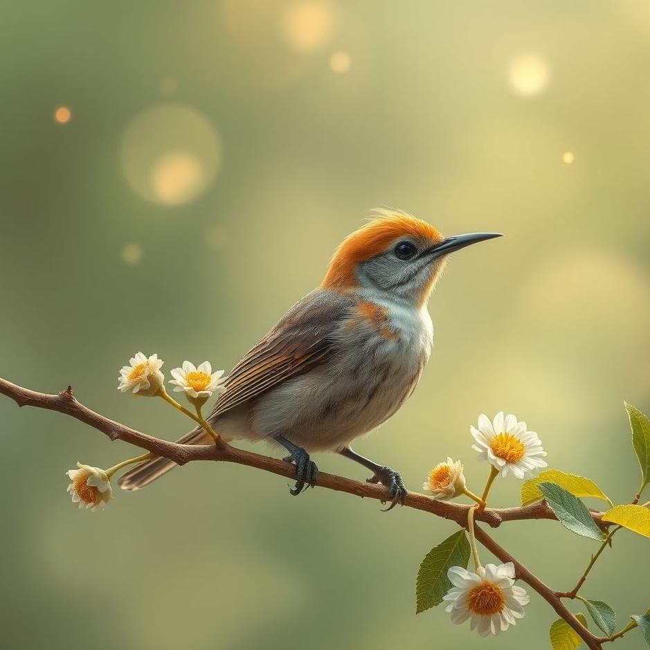 Dream : A huthut bird in a dream